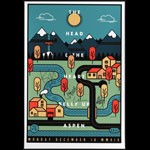 Scrojo The Head and the Heart Autographed Poster