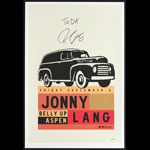 Scrojo Jonny Lang Autographed Poster