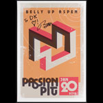 Scrojo Passion Pit Autographed Poster