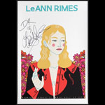 Scrojo LeAnn Rimes Autographed Poster