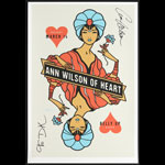 Scrojo Ann Wilson (of Heart) Autographed Poster