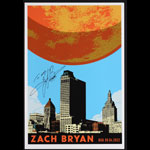 Scrojo Zach Bryan Autographed Poster