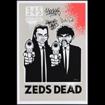 Scrojo Zeds Dead Autographed Poster