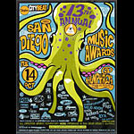 Scrojo San Diego Music Awards Poster