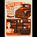 Scrojo Peter Case with Dead Rock West Poster