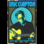 Scrojo Eric Clapton 2019 European Tour Poster