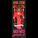 Scrojo John and Exene with Dead Rock West Poster