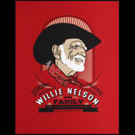 Scrojo Willie Nelson and Family Poster