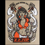 Scrojo ZZ Top New Years Eve 2007  Poster