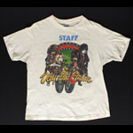 Dennis Larkins Motley Crue Whitesnake Poison Day on the Green 1987 Staff Vintage T-Shirt