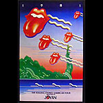 Rolling Stones 1981 American Tour Poster