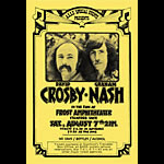 Randy Tuten David Crosby and Graham Nash Poster - signed
