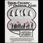 Randy Tuten David Crosby and Graham Nash - Save The Whales - United Farmworkers Poster - signed