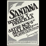 Randy Tuten Santana Poster - signed