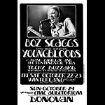 Randy Tuten Bill Graham Presents Boz Scaggs and Youngbloods Poster - signed