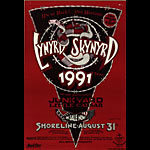 Randy Tuten Lynyrd Skynyrd 1991 Tour Poster