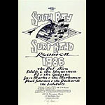 Randy Tuten and Rick Griffin South Bay Surf Band Reunion Poster - signed