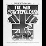 Randy Tuten Day On The Green 8 & 9 - Grateful Dead The Who Poster - signed