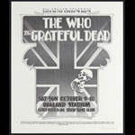 Randy Tuten Day On The Green 8 & 9 - Grateful Dead The Who Poster - signed