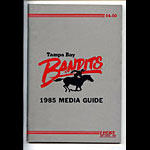 1985 Tampa Bay Bandits Media Guide