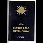 1984 Denver Gold Media Guide