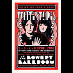 Dennis Loren White Stripes Bowery Ballroom Poster - signed