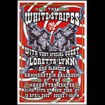 Dennis Loren White Stripes - Loretta Lynn Poster