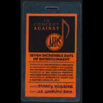 In Concert Against AIDS 1989 Performer Pass Laminate