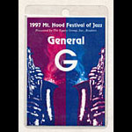 Mt. Hood Festival of Jazz 1997 General G Laminate