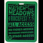 Rockfest 7.5 (2002) Mayhem At The Meadows All Access Laminate