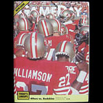 San Francisco 49ers v Washington Redskins Pro Football Program