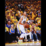 Stephen Curry Autographed Basketball Photo