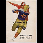 1947 Cardinals Vs Aztecs College Football Program