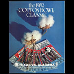 1982 46th Annual Cotton Bowl Classic Texas vs Alabama College Football Program