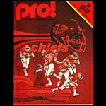 Oakland Raiders vs Kansas City Chiefs Program Pro Football Program