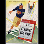 1951 Kentucky Vs George Washington College Football Program