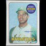 Topps #260 Reggie Jackson Autographed Baseball Poster