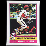 Topps #480 Mike Schmidt Autographed Baseball Poster