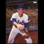 Topps Nolan Ryan Autographed Baseball Poster