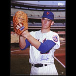 Topps Nolan Ryan Autographed Baseball Poster