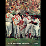 1971 World Series Baltimore Orioles vs Pittsburgh Pirates Baseball Program