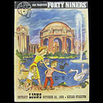 San Francisco 49ers v Detroit Lions Pro Football Program