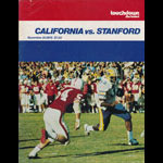 1976 Cal Bears vs Stanford Big Game College Football Program