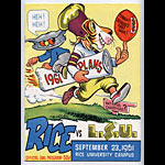 1961 Rice vs LSU College Football Program