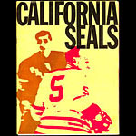 California Seals vs San Diego Gulls Game Program Hockey Program