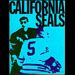 California Seals vs Seattle Totems Game Program Hockey Program