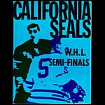 California Seals vs Seattle Totems WHL Playoff Game Program Hockey Program