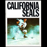 California Seals vs Portland Buckaroos WHL Game Program Hockey Program