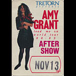 Amy Grant Lead Me On 1988-1989 Tour After Show Backstage Pass