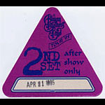 Allman Brothers Band 1995 Purple After Show Backstage Pass